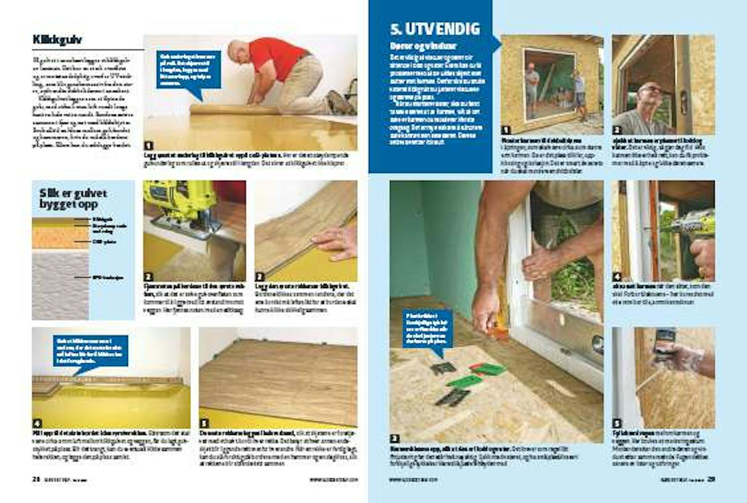 Isolert anneks utvendig Bygge isolert anneks utvendig